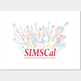 SIMSCal Instruments & Tools Multi-Colored Logo Posters and Art